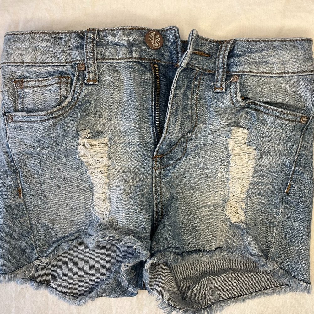 STS Blue Jean Shorts High Waist Size 0